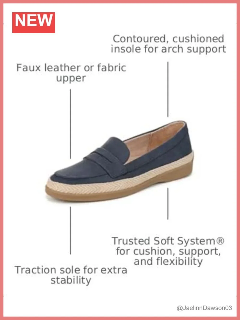 Women's Penny Loafers Slip-On Almond Toe Comfort Casual Flats